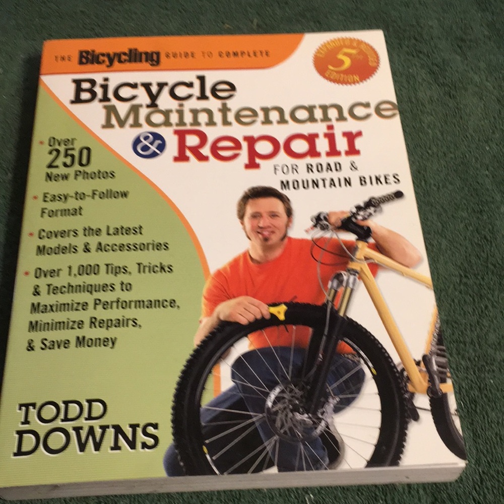 “Bicycle Maintenance & Repair” Oversized paper back book